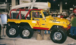 6 wheeled Jeep