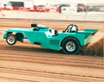 Sand drag Jeep funny car
